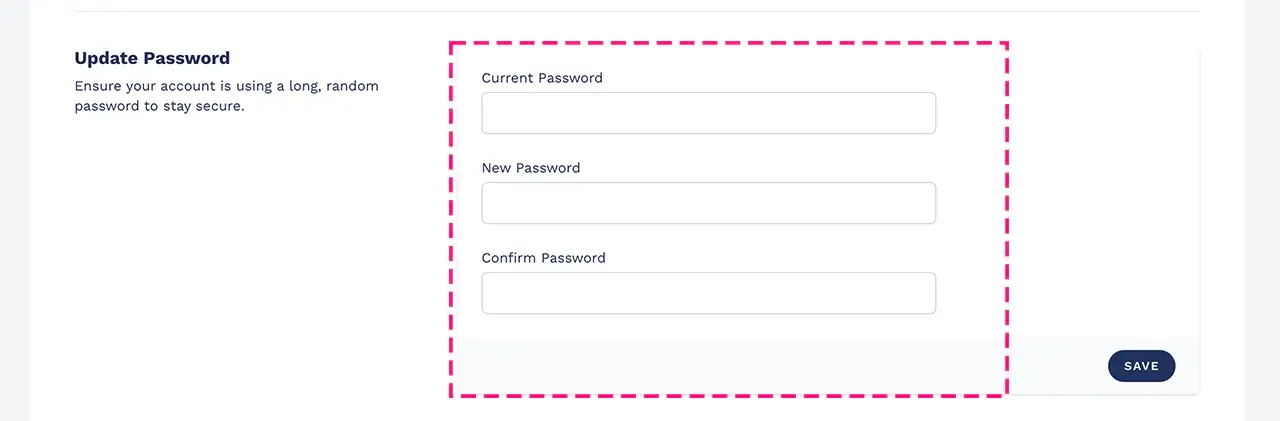 How to update your Portrait psychometric profiling password