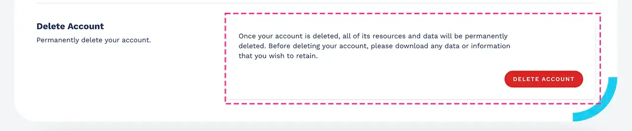 How to delete your Portrait psychometric profiling account