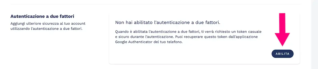 Come abilitare l'autenticazione a 2 fattori sulla piattaforma di profilazione psicometrica Portrait