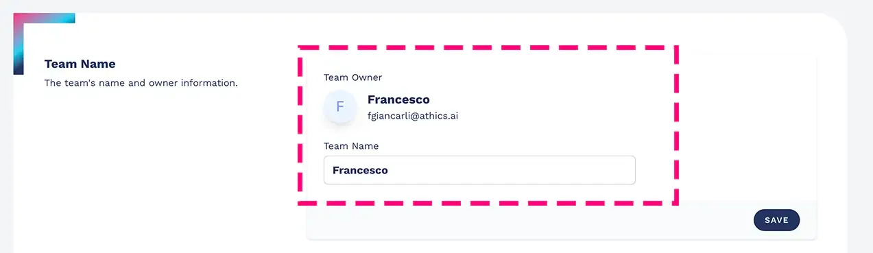 How to change the name of your psychometric profiling Team